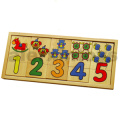 Wooden Number Puzzle für Bildung